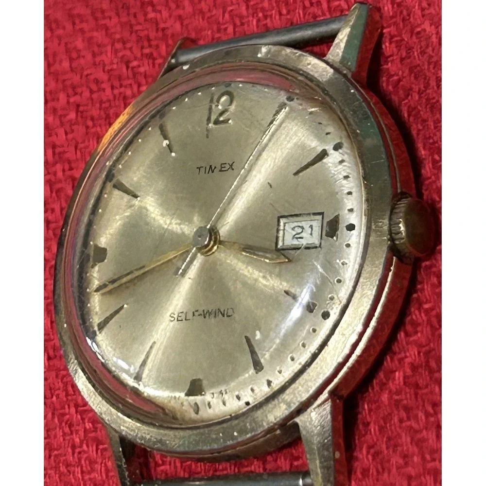 Vintage‎ 1967 Timex Selfwinding Men's Watch NOT WORKING Parts Or Repair AS-IS...